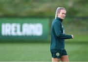 24 October 2023; Lily Agg during a Republic of Ireland women training session at the FAI National Training Centre in Abbotstown, Dublin. Photo by Stephen McCarthy/Sportsfile