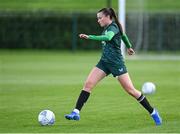 24 October 2023; Abbie Larkin during a Republic of Ireland women training session at the FAI National Training Centre in Abbotstown, Dublin. Photo by Stephen McCarthy/Sportsfile