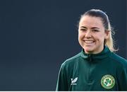 24 October 2023; Emily Whelan during a Republic of Ireland women training session at the FAI National Training Centre in Abbotstown, Dublin. Photo by Stephen McCarthy/Sportsfile