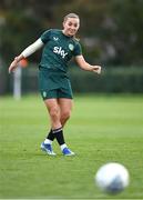 25 October 2023; Katie McCabe during a Republic of Ireland women training session at the FAI National Training Centre in Abbotstown, Dublin. Photo by Stephen McCarthy/Sportsfile