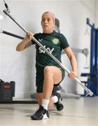 25 October 2023; Denise O'Sullivan during a Republic of Ireland women prehab and gym session at the Sport Ireland Institute on the Sport Ireland Campus in Dublin. Photo by Stephen McCarthy/Sportsfile