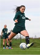 25 October 2023; Tyler Toland during a Republic of Ireland women training session at the FAI National Training Centre in Abbotstown, Dublin. Photo by Stephen McCarthy/Sportsfile