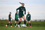 25 October 2023; Erin McLaughlin during a Republic of Ireland women training session at the FAI National Training Centre in Abbotstown, Dublin. Photo by Stephen McCarthy/Sportsfile