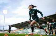 26 October 2023; Lucy Quinn during a Republic of Ireland women training session at Tallaght Stadium in Dublin. Photo by Stephen McCarthy/Sportsfile