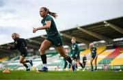 26 October 2023; Katie McCabe during a Republic of Ireland women training session at Tallaght Stadium in Dublin. Photo by Stephen McCarthy/Sportsfile