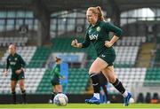 26 October 2023; Amber Barrett during a Republic of Ireland women training session at Tallaght Stadium in Dublin. Photo by Stephen McCarthy/Sportsfile
