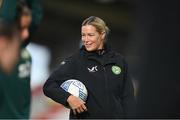 26 October 2023; Interim assistant coach Emma Byrne during a Republic of Ireland women training session at Tallaght Stadium in Dublin. Photo by Stephen McCarthy/Sportsfile