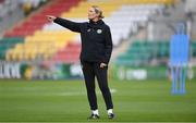 26 October 2023; Interim assistant coach Emma Byrne during a Republic of Ireland women training session at Tallaght Stadium in Dublin. Photo by Stephen McCarthy/Sportsfile