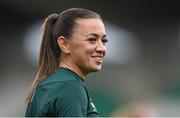 26 October 2023; Katie McCabe during a Republic of Ireland women training session at Tallaght Stadium in Dublin. Photo by Stephen McCarthy/Sportsfile