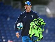 27 October 2023; Head coach Leo Cullen during a Leinster rugby captain's run at the RDS Arena in Dublin. Photo by Harry Murphy/Sportsfile
