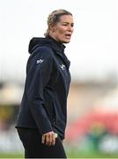 27 October 2023; Republic of Ireland interim assistant coach Emma Byrne before the UEFA Women's Nations League B match between Republic of Ireland and Albania at Tallaght Stadium in Dublin. Photo by Stephen McCarthy/Sportsfile