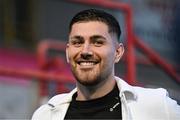 27 October 2023; Former Shelbourne goalkeeper Scott van der Sluis before the SSE Airtricity Men's Premier Division match between Shelbourne and UCD at Tolka Park in Dublin. Photo by Tyler Miller/Sportsfile