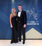 27 October 2023; Meath footballer Jack Flynn with Ella Healy upon arrival at the GAA Champion 15 Awards at Croke Park in Dublin. Photo by Matt Browne/Sportsfile