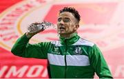 27 October 2023; Ronan Finn of Shamrock Rovers before the SSE Airtricity Men's Premier Division match between St Patrick's Athletic and Shamrock Rovers at Richmond Park in Dublin. Photo by Seb Daly/Sportsfile