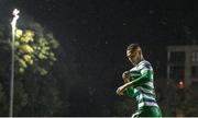 27 October 2023; Graham Burke of Shamrock Rovers celebrates after scoring his side's second goal during the SSE Airtricity Men's Premier Division match between St Patrick's Athletic and Shamrock Rovers at Richmond Park in Dublin. Photo by Stephen McCarthy/Sportsfile