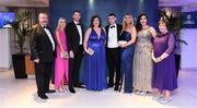 27 October 2023; Attendees, from left, Eddie Byrne, Áine Byrne, Edward Byrne, Karen Redmond, Dermot Byrne, Emer Byrne, Róisín Byrne and Margaret Byrne from Carlow upon arrival at the GAA Champion 15 Awards at Croke Park in Dublin. Photo by Matt Browne/Sportsfile