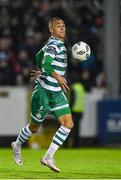 27 October 2023; Graham Burke of Shamrock Rovers during the SSE Airtricity Men's Premier Division match between St Patrick's Athletic and Shamrock Rovers at Richmond Park in Dublin. Photo by Seb Daly/Sportsfile