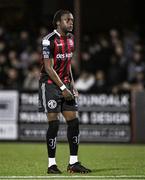 27 October 2023; Jonathan Afolabi of Bohemians during the SSE Airtricity Men's Premier Division match between Dundalk and Bohemians at Oriel Park in Dundalk, Louth. Photo by Ben McShane/Sportsfile