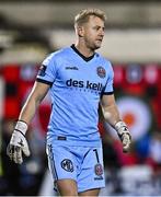 27 October 2023; Bohemians goalkeeper James Talbot during the SSE Airtricity Men's Premier Division match between Dundalk and Bohemians at Oriel Park in Dundalk, Louth. Photo by Ben McShane/Sportsfile