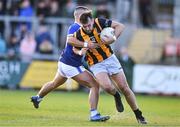 22 October 2023; Daniel Cumisky of Crossmaglen Rangers and Ciaran Campbell of Clan na Gael during the Armagh County Senior Club Football Championship final between Clan na Gael and Crossmaglen Rangers at BOX-IT Athletic Grounds in Armagh. Photo by Ben McShane/Sportsfile