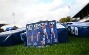 28 October 2023; A general view a match programme before the United Rugby Championship match between Leinster and Hollywoodbets Sharks at the RDS Arena in Dublin. Photo by Harry Murphy/Sportsfile
