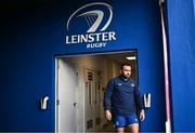 28 October 2023; Charlie Ngatai of Leinster walks out before the United Rugby Championship match between Leinster and Hollywoodbets Sharks at the RDS Arena in Dublin. Photo by Harry Murphy/Sportsfile