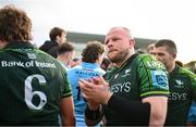 28 October 2023; Joe Joyce of Connacht after his side's victory in the United Rugby Championship match between Connacht and Glasgow Warriors at The Sportsground in Galway. Photo by Ramsey Cardy/Sportsfile