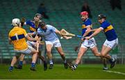 28 October 2023; Peter Casey of Na Piarsaigh on his way to scoring his side's first goal during the Limerick County Senior Club Hurling Championship final between Na Piarsaigh and Patrickswell at the TUS Gaelic Grounds in Limerick. Photo by Stephen Marken/Sportsfile