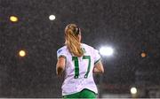 27 October 2023; Jamie Finn of Republic of Ireland during the UEFA Women's Nations League B match between Republic of Ireland and Albania at Tallaght Stadium in Dublin. Photo by Stephen McCarthy/Sportsfile
