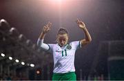 27 October 2023; Katie McCabe of Republic of Ireland during the UEFA Women's Nations League B match between Republic of Ireland and Albania at Tallaght Stadium in Dublin. Photo by Stephen McCarthy/Sportsfile