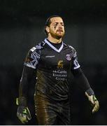28 October 2023; Cobh Ramblers goalkeeper Lee Steacy during the SSE Airtricity Men's First Division Play-Off semi-final second leg match between Cobh Ramblers and Wexford at St Colman's Park in Cobh, Cork. Photo by Eóin Noonan/Sportsfile
