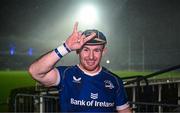 28 October 2023; Dylan Donnellan of Leinster after making his debut in the United Rugby Championship match between Leinster and Hollywoodbets Sharks at the RDS Arena in Dublin. Photo by Harry Murphy/Sportsfile