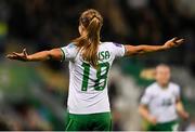 27 October 2023; Kyra Carusa of Republic of Ireland during the UEFA Women's Nations League B match between Republic of Ireland and Albania at Tallaght Stadium in Dublin. Photo by David Fitzgerald/Sportsfile