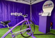 28 October 2023; The Energia stand in the fanzone before the United Rugby Championship match between Leinster and Hollywoodbets Sharks at the RDS Arena in Dublin. Photo by Sam Barnes/Sportsfile