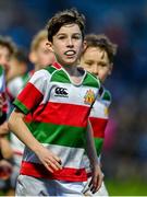 28 October 2023; Action from Bective Rangers v Seapoint in the Bank of Ireland Half-Time Minis during the United Rugby Championship match between Leinster and Hollywoodbets Sharks at the RDS Arena in Dublin. Photo by Sam Barnes/Sportsfile