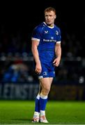 28 October 2023; Ciarán Frawley of Leinster during the United Rugby Championship match between Leinster and Hollywoodbets Sharks at the RDS Arena in Dublin. Photo by Harry Murphy/Sportsfile