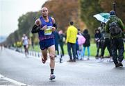 29 October 2023; Stephen Scullion from Belfast makes his way through the Phoenix Park during the 2023 Irish Life Dublin Marathon. Thousands of runners took to the Fitzwilliam Square start line, to participate in the 42nd running of the Dublin Marathon. Photo by Ramsey Cardy/Sportsfile