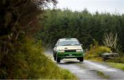 29 October 2023; John Warren and Ruthann O'Connor in their Toyota Corolla Twincam during the Fastnet Stages Rally Round 8 of the Triton Showers National Rally Championship in Bantry, Cork. Photo by Philip Fitzpatrick/Sportsfile