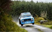 29 October 2023; Chris Armstrong and Darren Curran in theirFord Escort Mk2 during the Fastnet Stages Rally Round 8 of the Triton Showers National Rally Championship in Bantry, Cork. Photo by Philip Fitzpatrick/Sportsfile