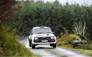 29 October 2023; Declan Gallagher and Gavin Doherty in theirToyota Starlet RWD during the Fastnet Stages Rally Round 8 of the Triton Showers National Rally Championship in Bantry, Cork. Photo by Philip Fitzpatrick/Sportsfile