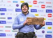 29 October 2023; Patrick Monahan from Kildare became the 2023 Irish Life Dublin Marathon champion of the men’s wheelchair race. Thousands of runners took to the Fitzwilliam Square start line, to participate in the 42nd running of the Dublin Marathon. Photo by Sam Barnes/Sportsfile