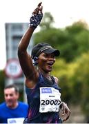 29 October 2023; Massah Cooper during the 2023 Irish Life Dublin Marathon. Thousands of runners took to the Fitzwilliam Square start line, to participate in the 42nd running of the Dublin Marathon. Photo by Ramsey Cardy/Sportsfile