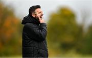 29 October 2023; Shamrock Rovers head coach Stephen McPhail during the EA SPORTS U14 LOI Eddie Wallace Cup match between Shamrock Rovers and St Patrick Athletic at Athlone Town Stadium in Westmeath. Photo by Eóin Noonan/Sportsfile