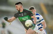 29 October 2023; Kevin Fulignati of Nemo Rangers in action against Rory Maguire of Castlehaven during the Cork County Premier Senior Club Football Championship final match between Castlehaven and Nemo Rangers at Páirc Uí Chaoimh in Cork. Photo by Brendan Moran/Sportsfile