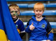 29 October 2023; Young Kilagangan supporters before the Tipperary County Senior Club Hurling Championship final replay match between Kiladangan and Thurles Sarsfields at FBD Semple Stadium in Thurles, Tipperary. Photo by Tom Beary/Sportsfile