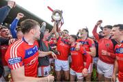 29 October 2023; St Thomas players celebrate after the Galway County Senior Club Hurling Championship final match between Turloughmore and St Thomas at Pearse Stadium in Galway. Photo by Ray Ryan/Sportsfile