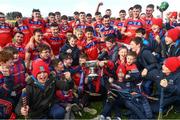 29 October 2023; St Thomas players and supporters celebrate after the Galway County Senior Club Hurling Championship final match between Turloughmore and St Thomas at Pearse Stadium in Galway. Photo by Ray Ryan/Sportsfile