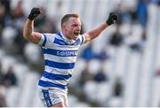 29 October 2023; Brian Hurley of Castlehaven celebrates at the final whistle of the Cork County Premier Senior Club Football Championship final match between Castlehaven and Nemo Rangers at Páirc Uí Chaoimh in Cork. Photo by Brendan Moran/Sportsfile