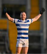 29 October 2023; Michael Hurley of Castlehaven celebrates after kicking a late point during the Cork County Premier Senior Club Football Championship final match between Castlehaven and Nemo Rangers at Páirc Uí Chaoimh in Cork. Photo by Brendan Moran/Sportsfile