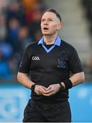 29 October 2023; Referee Chris Mooney before the Dublin County Senior Club Hurling Championship final match between Ballyboden St Endas and Na Fianna at Parnell Park in Dublin. Photo by Stephen Marken/Sportsfile